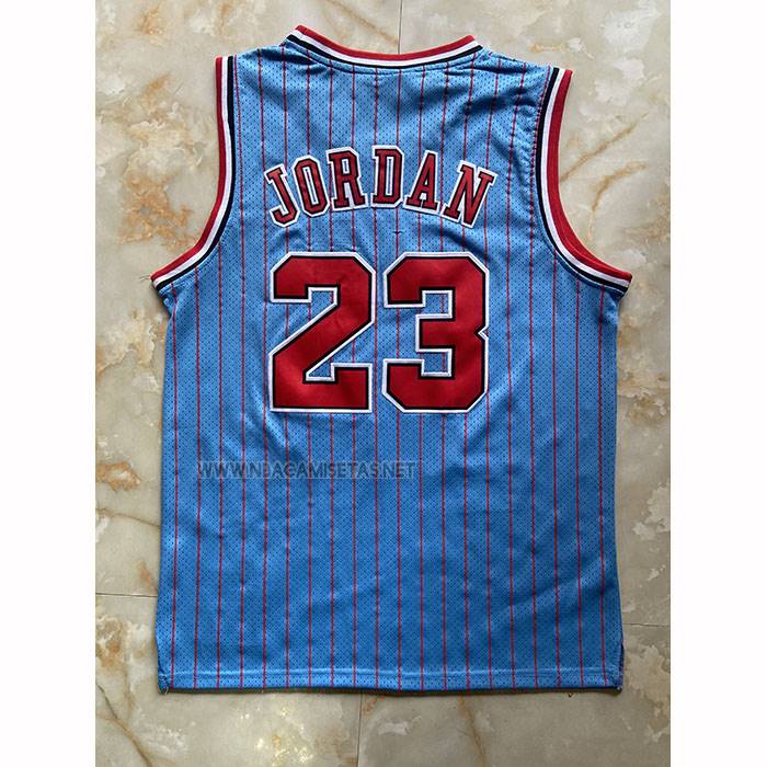 Camiseta Chicago Bulls Michael Jordan NO 23 Mitchell & Ness 1997-98 Azul3